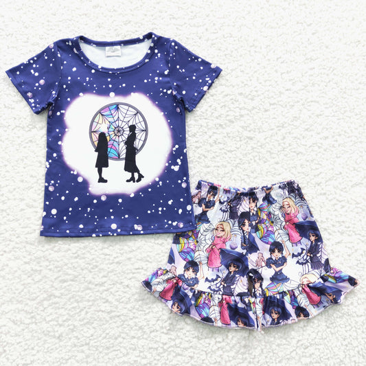 Baby Girls Cartoon Shorts Set On Sale
