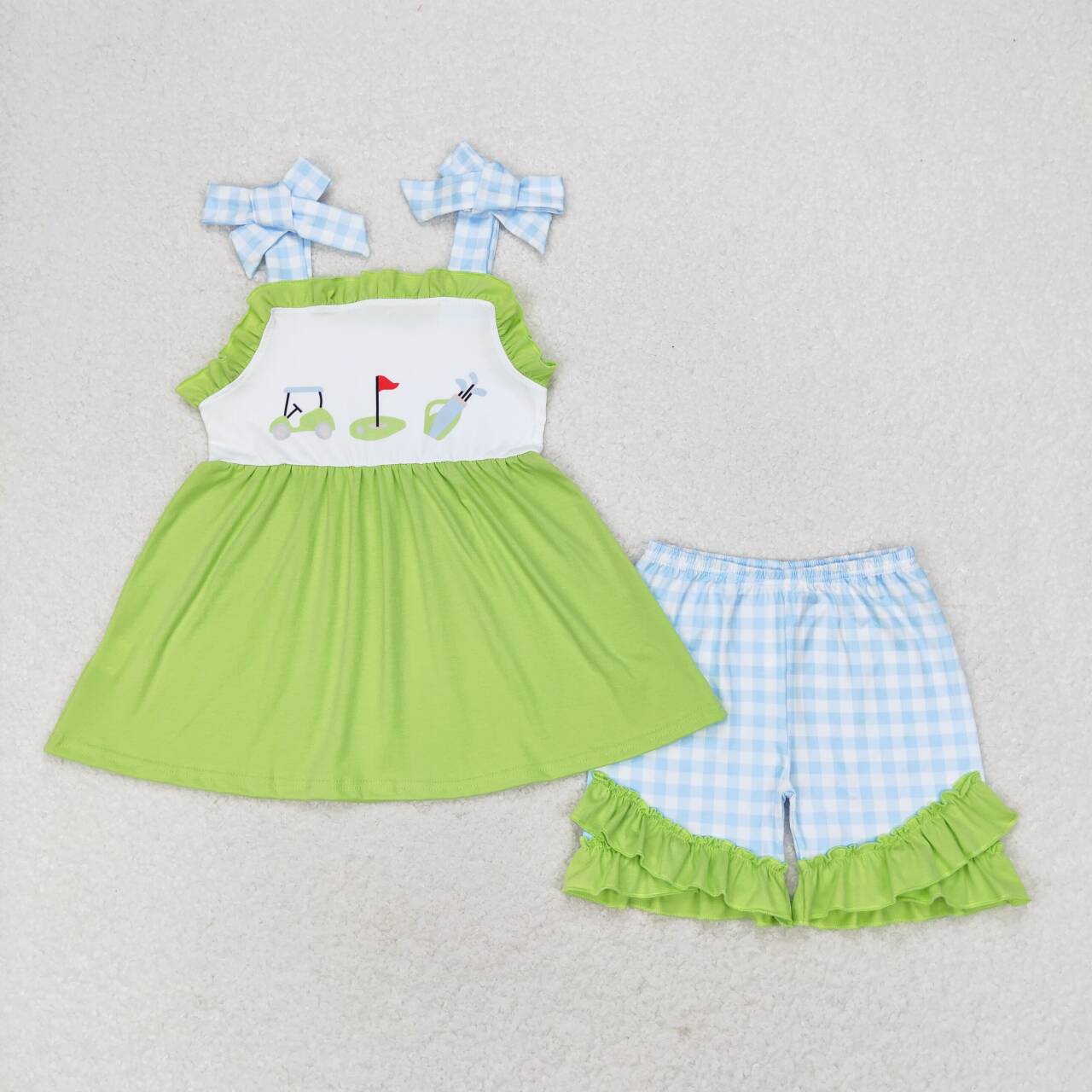 Summer Sibling Baby Clothing Golf