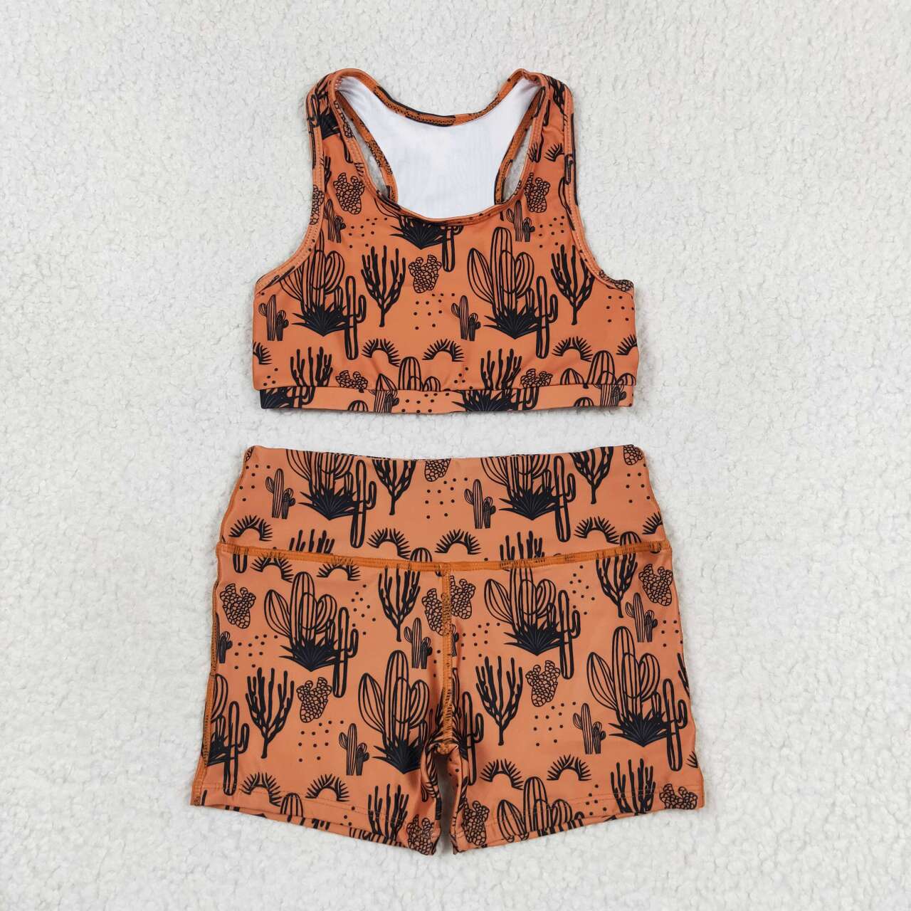 Summer Baby Girls Sport Yoga Vest top and Shorts Outfit