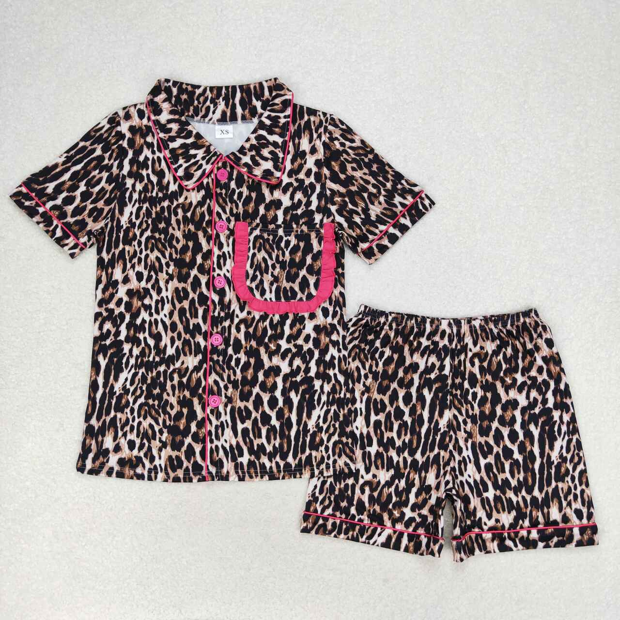 Mommy and Me  Leopard Print  Summer Pajama Set