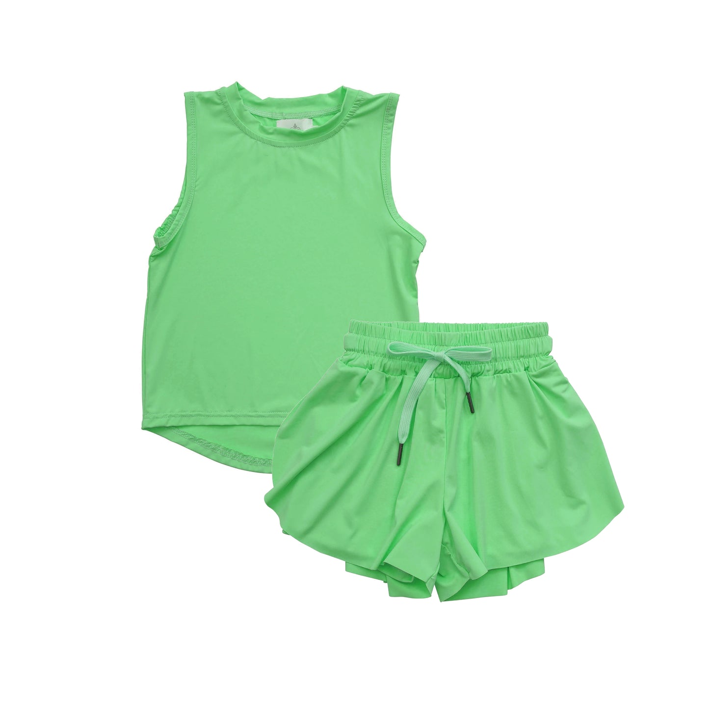Baby Girls Athletic Sets Green Color Active Wear Preorder