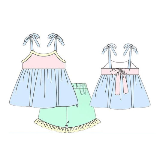 GSSO3006  Baby Girls Shorts Set Preorder