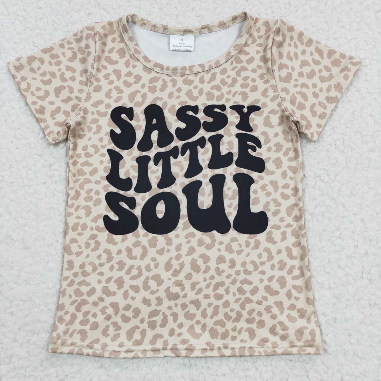 Sassy Little Soul Baby Girls Short Sleeve Shirt Top Tee