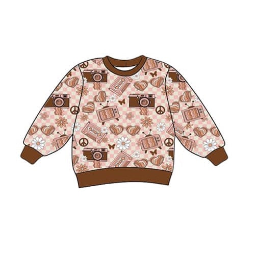 GT0728 Baby Girls camera Long Sleeve Top Pre-order