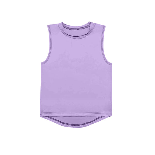 GT0995 Kids Girls Lavender Sleeveless Active Top Preorder