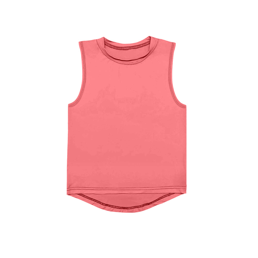 GT0997 Kids Girls Coral Sleeveless Active Top Preorder
