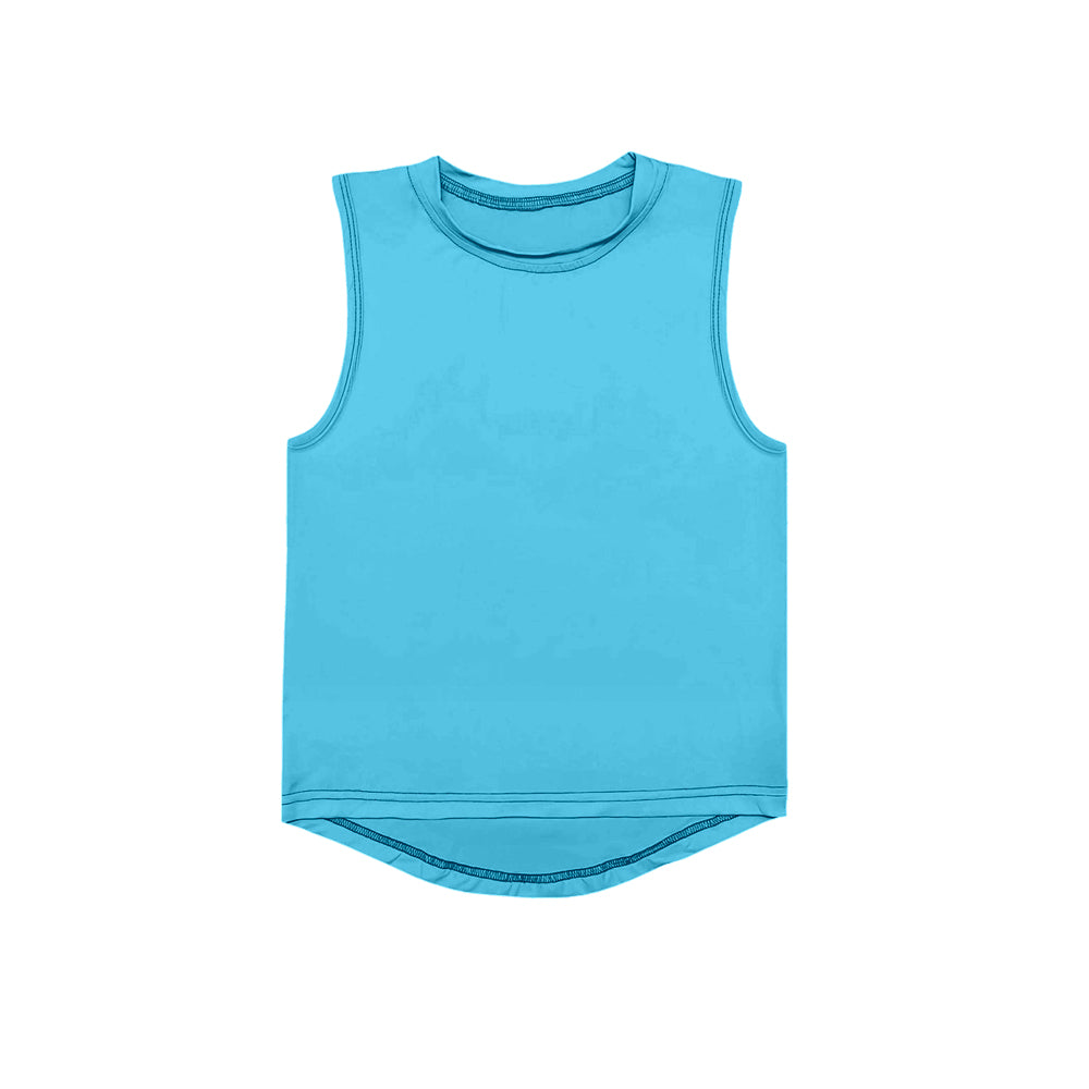 GT1000 Kids Girls Blue Sleeveless Active Top Preorder
