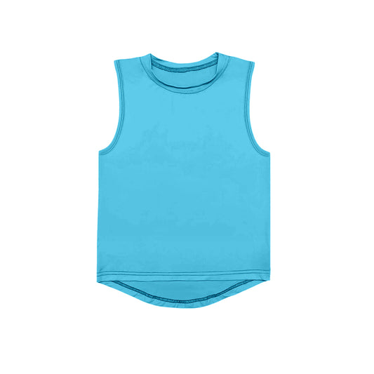 GT1000 Kids Girls Blue Sleeveless Active Top Preorder