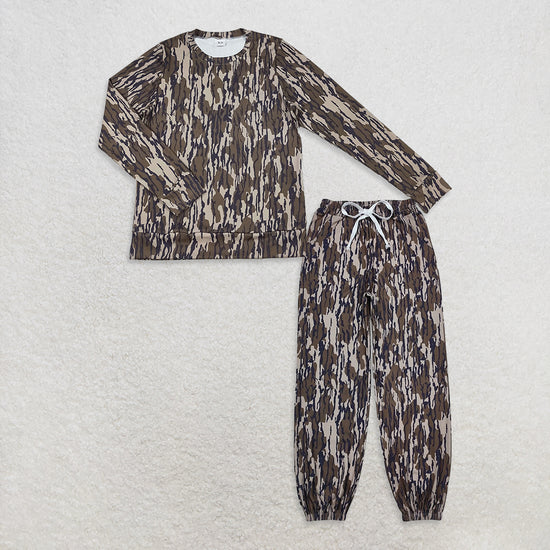 Adult Women  Bottomland Camo Active Jogger Set for Yoga Sport