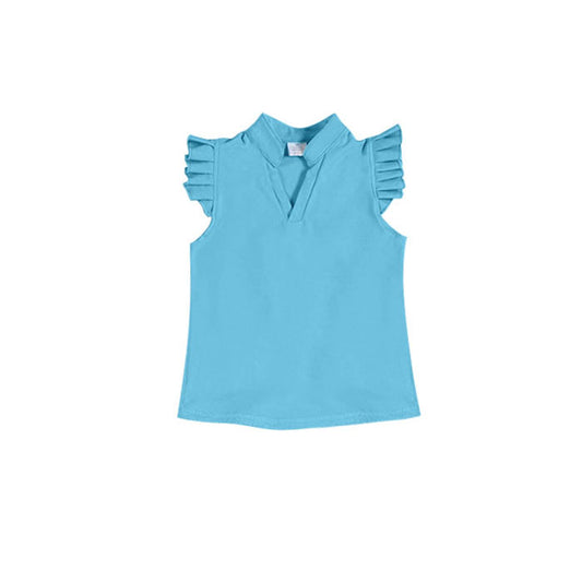 GT1484  Baby girls blue active top preorder