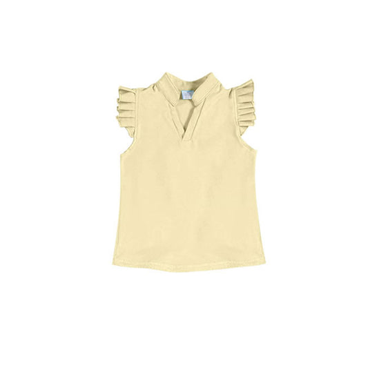 GT1487 Baby girls light yellow active top preorder