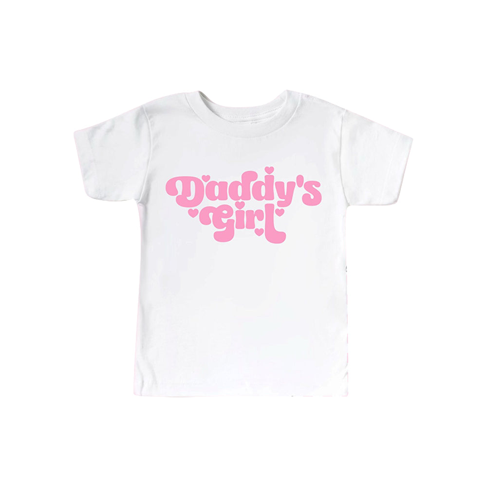 GT1566 Pink Daddy's Girl Short Sleeve T-shirt Top Preorder