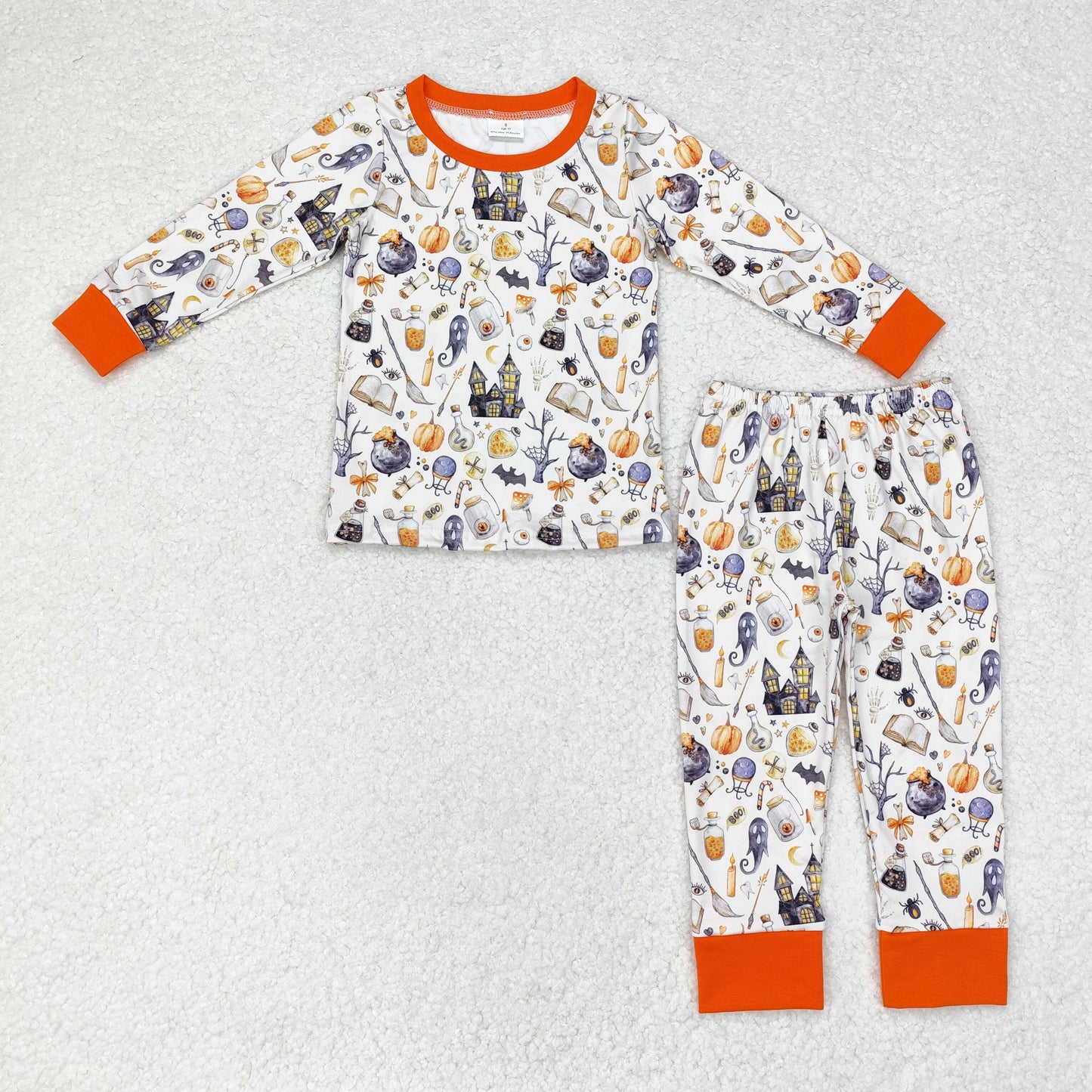 Bay Boys Halloween Long Sleeve Pajama Set