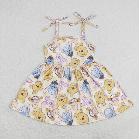 Toddler clothes cartoon baby girl summer dress