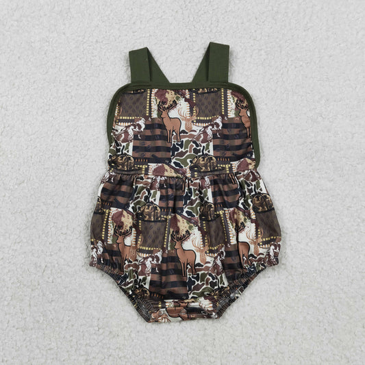 SR3927 Baby Boys Dear Camouflage Romper