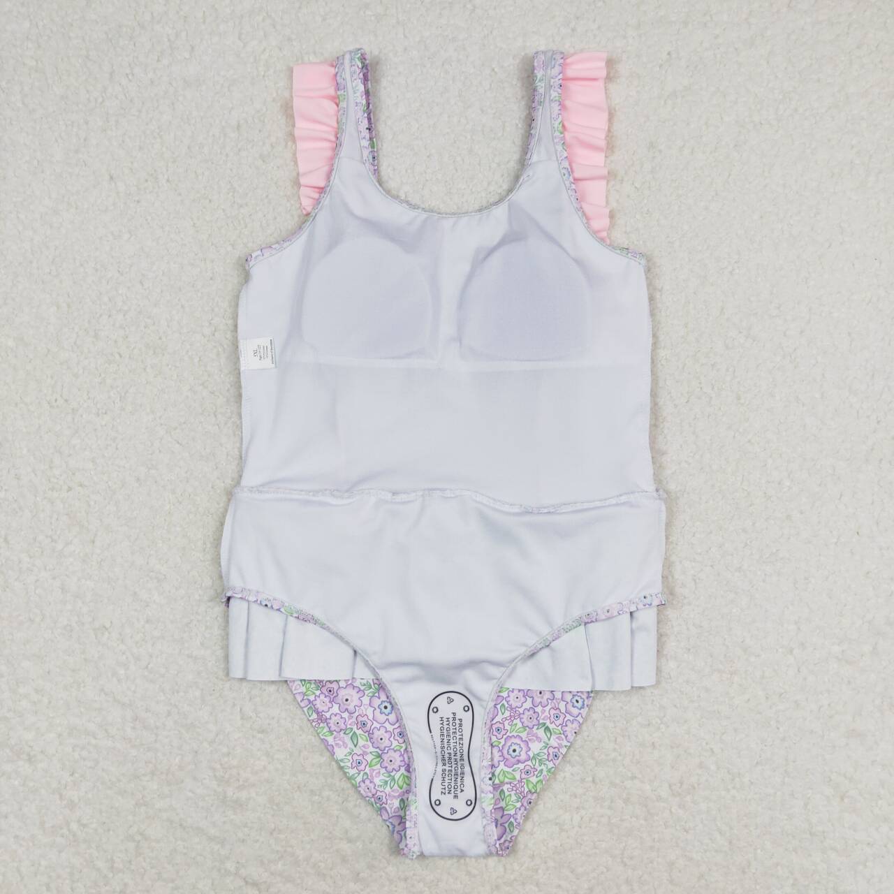 S0331 Baby Girls Rustic Floral One-piece SwimSuit