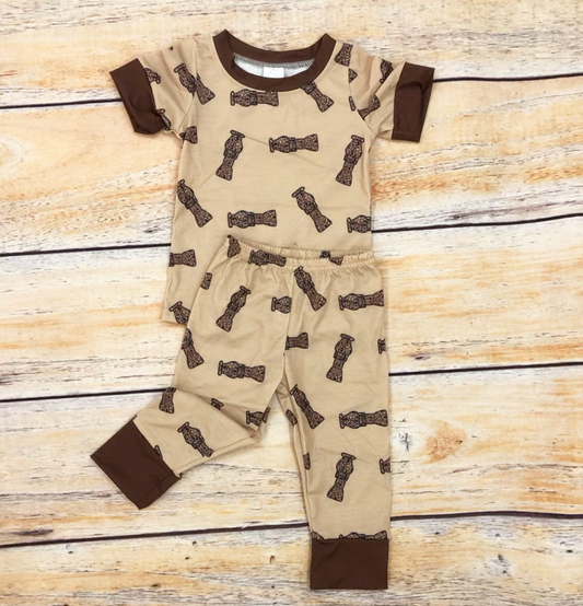 Baby Boys Bamboo Duck bawl Bamboo Pajama Set