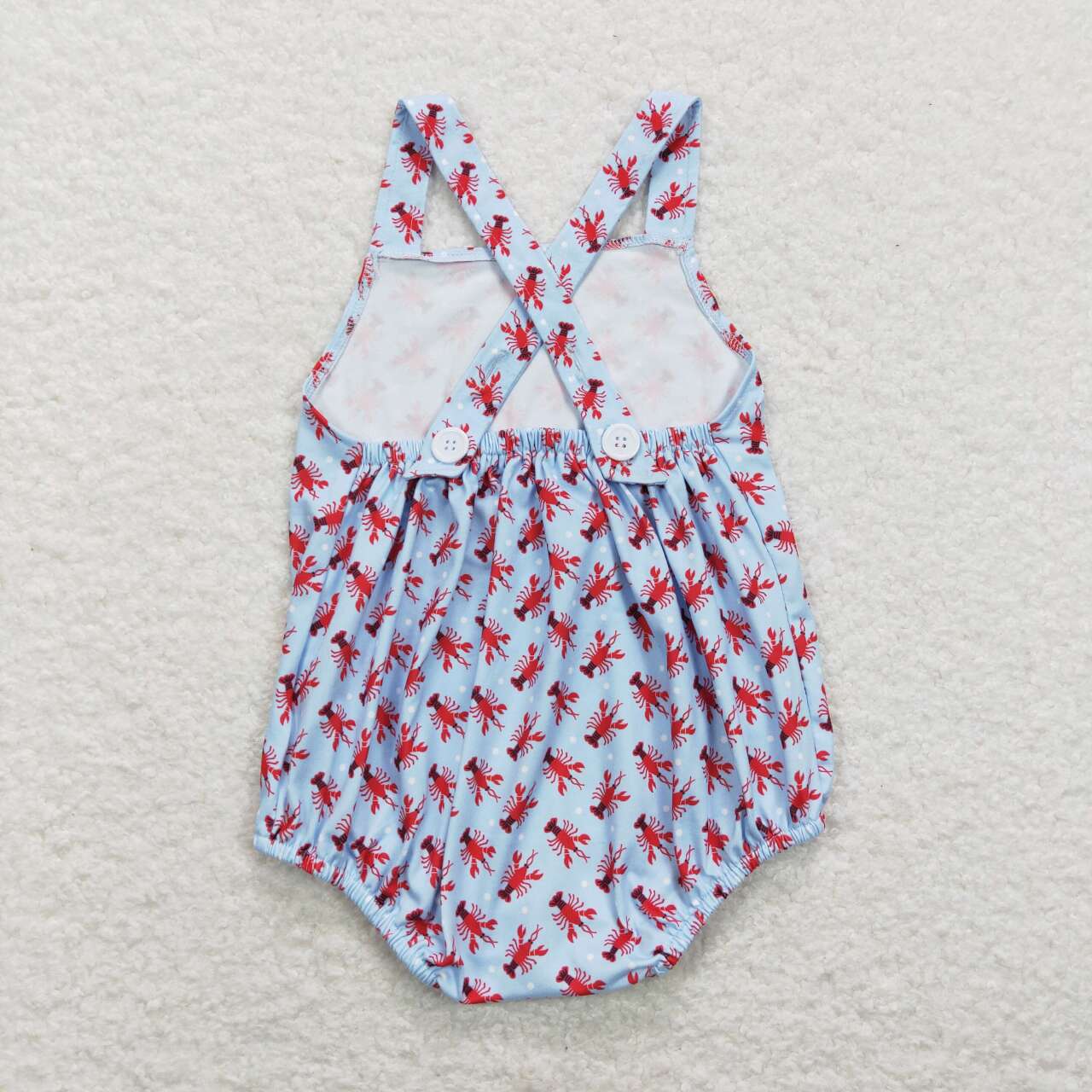 Baby Sibling Crayfish Summer Bubble Romper