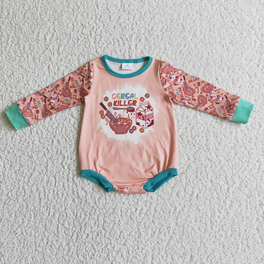 Newborn Baby Girls Cereal Kikker Romper