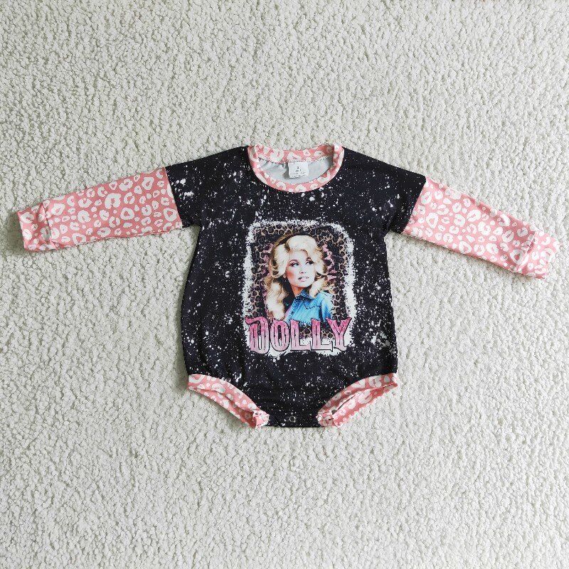 Newborn Baby Girls Singer Long Sleeve Romper