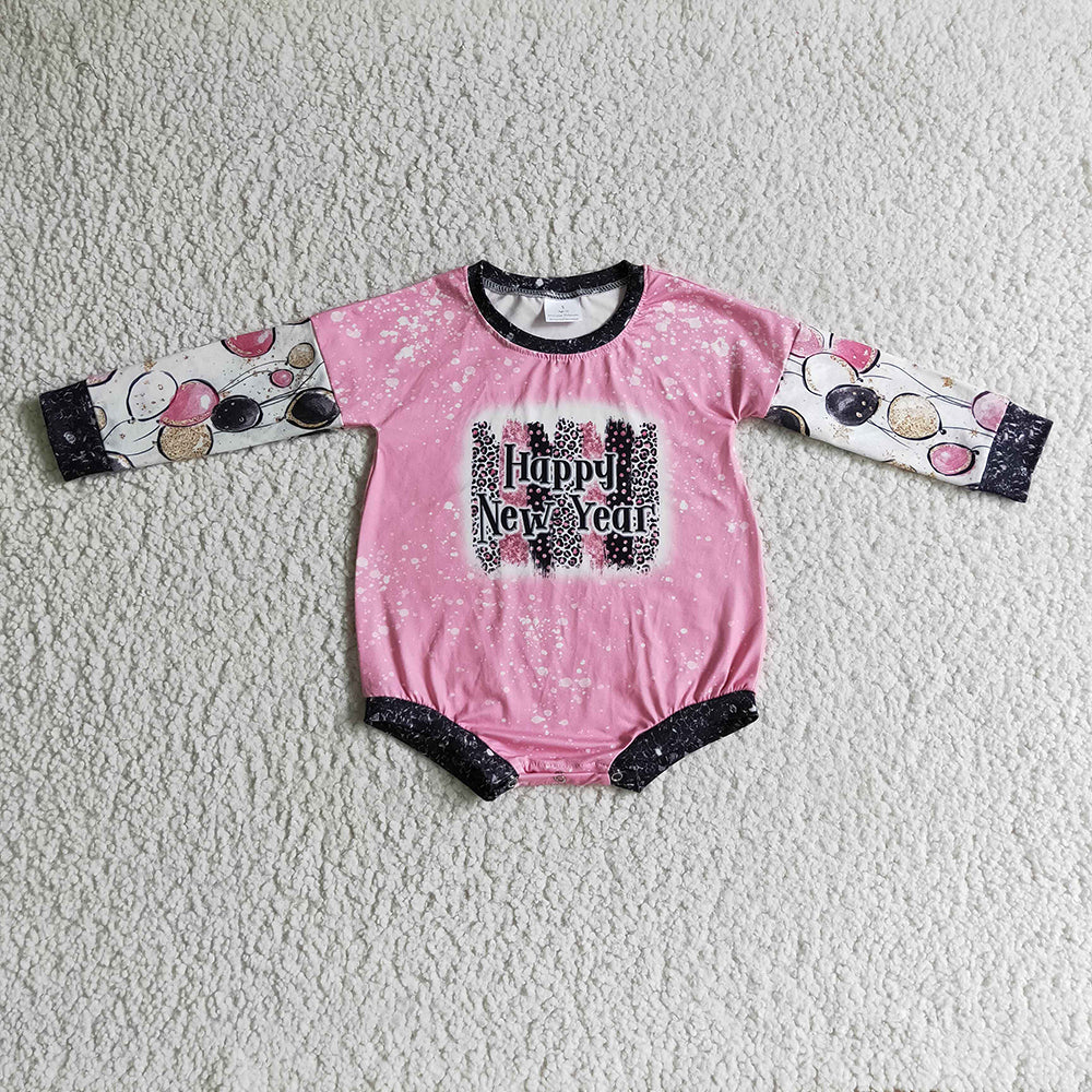 Toddler Baby Girls Sister Happy New Year Set and Romper