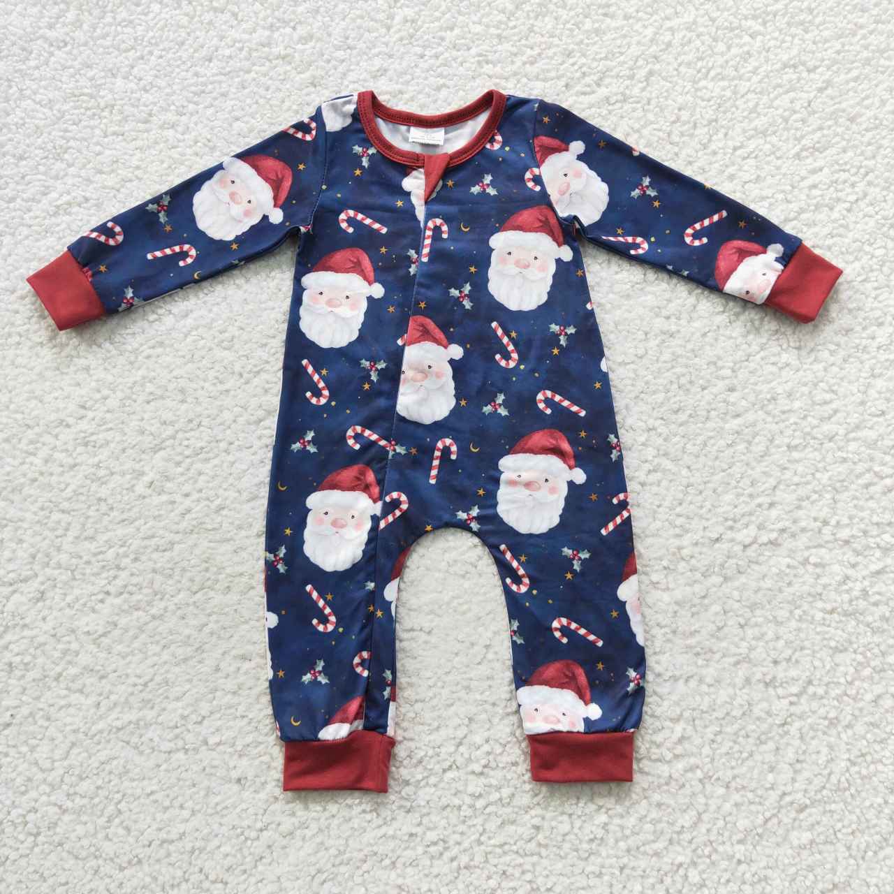 Baby Boys Christmas Santa Pajamas Clothing Sets and Romper