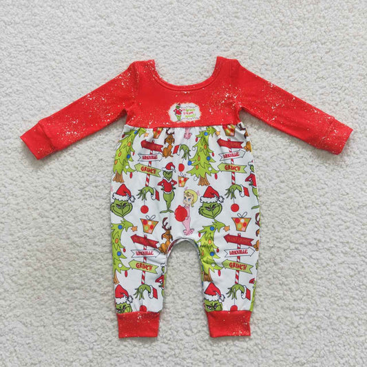 Baby Girls Christmas Grinc Romper