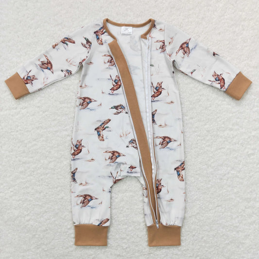 USA Shop Baby Infant Kids Duck Hunting Long Sleeve Zip Sleepers Rompers