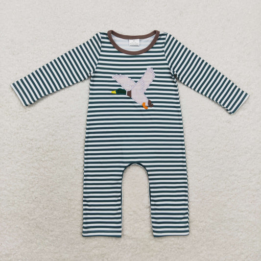 Baby Boys Fall Mallard Long Sleeve Romper