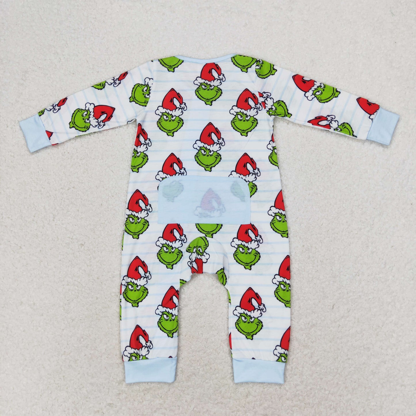 USA Shop Baby  Boys Green Face Zip Romper