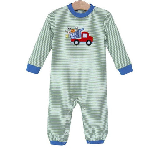 LR1008 Newborn Baby Boys Tool Long Sleeve Romper Pre-order