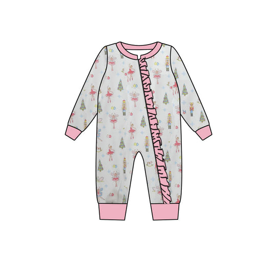 Kids Boys Christmas ballet  Zipper Romper Pre-order
