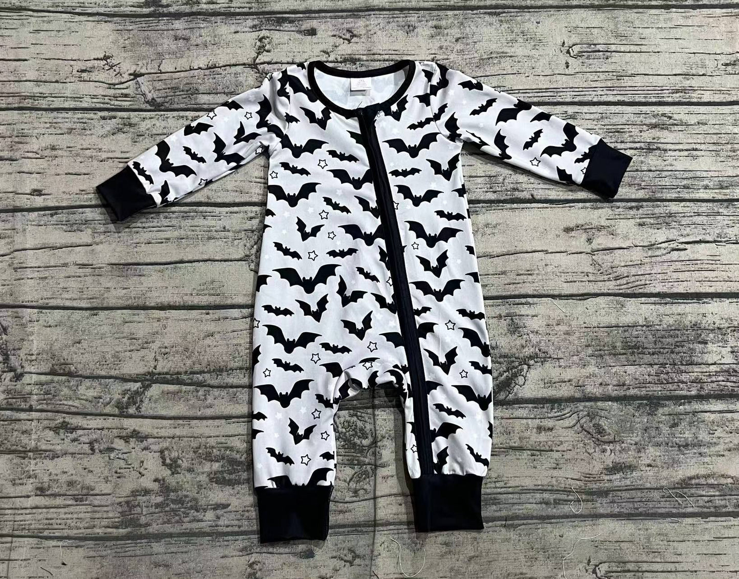 Newborn Baby  Boys Bat Bamboo Romper