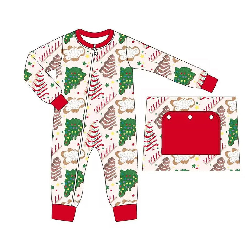 Newborn Baby Boys Christmas Cake Romper Preorder