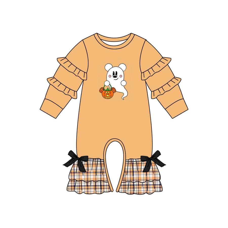 Halloween Ghost Pumpkin Romper Preorder