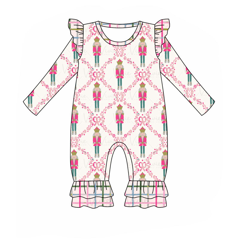 Baby Girls Christmas Nutcracker Romper Preorder