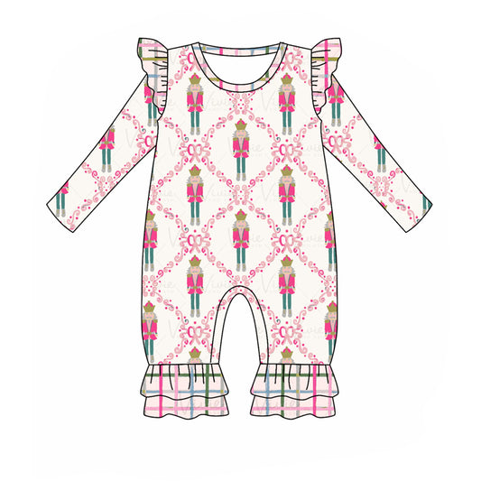 Baby Girls Christmas Nutcracker Romper Preorder