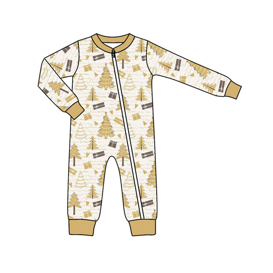 LR1266 Baby Boys Christmas Tree Romper Preorder