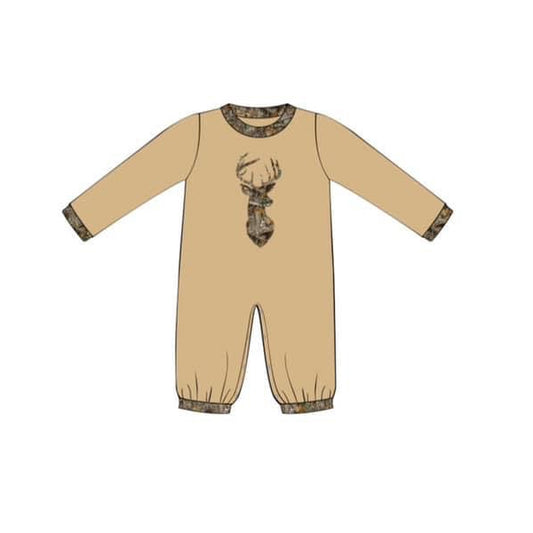 Baby Boys Romper Long Sleeve Camo Deer Preorder