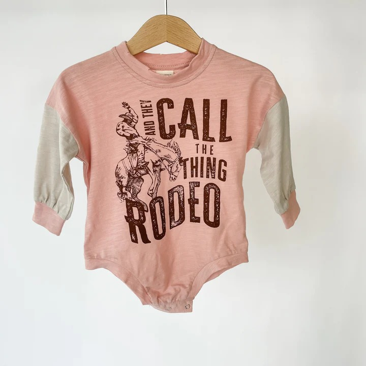 LR1443 Baby Girls Romper Call The Thing Rodeo Pre-order