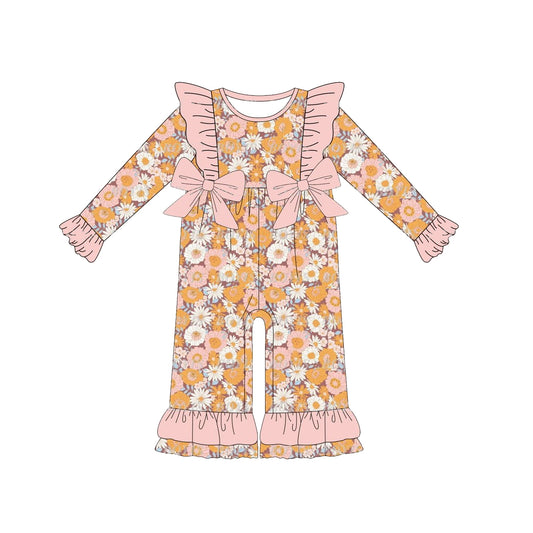 LR1494 Baby Girls Daisy Flower Romper Pre-order
