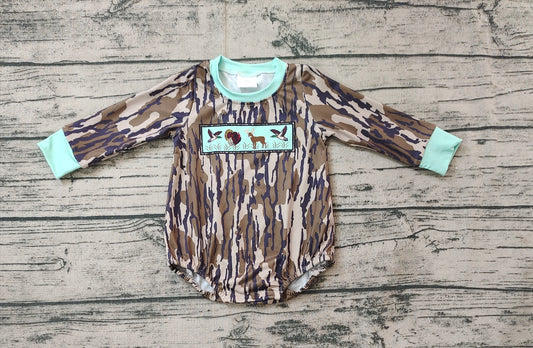 Baby Boys Hunting Camo Romper Pre-order