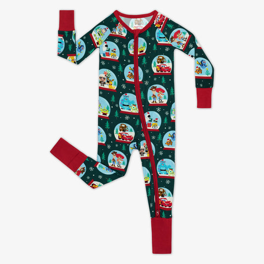 LR2051 Newborn Baby Boys Christmas Cartoon Top Zipper Romper Preorder