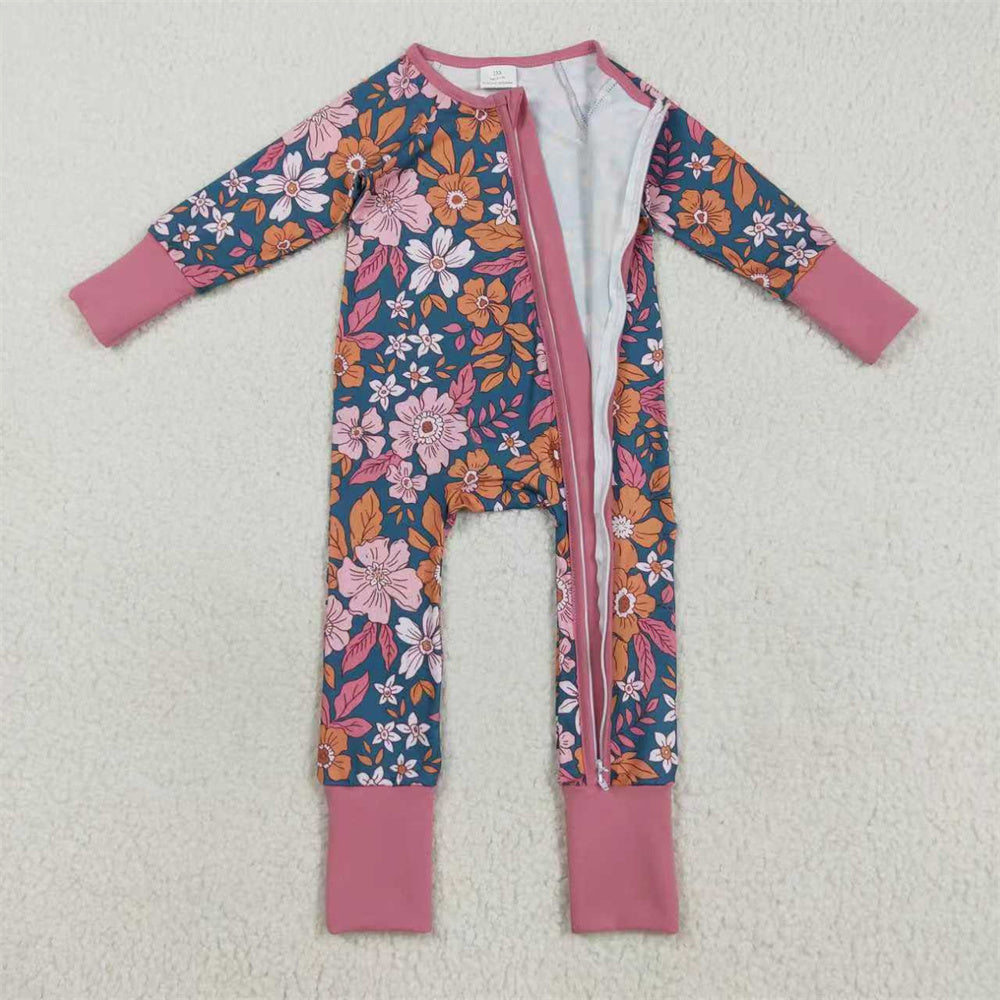 Fall Garden Dreams Girls Lounge Set matching romper