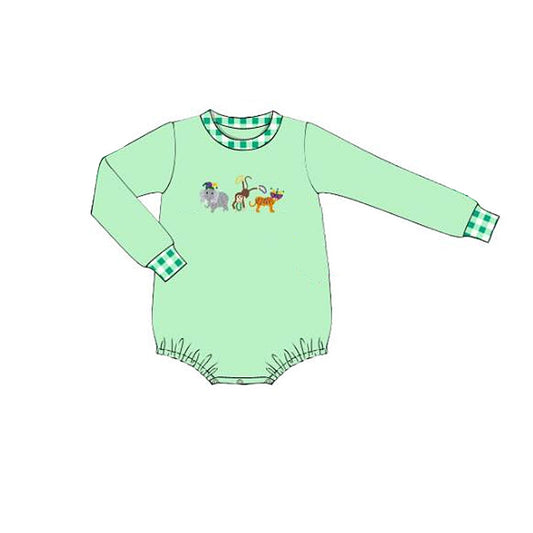 LR2876 Baby Girls Animal Long Sleeve Romper Preorder