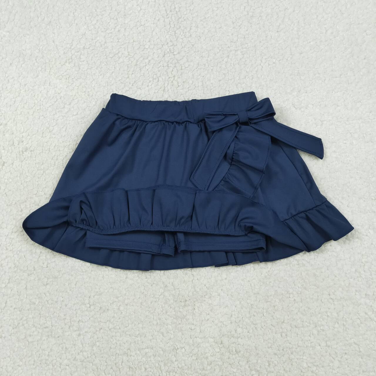 GLK0217 Baby Girls navy Active Skirt  With Ruffle