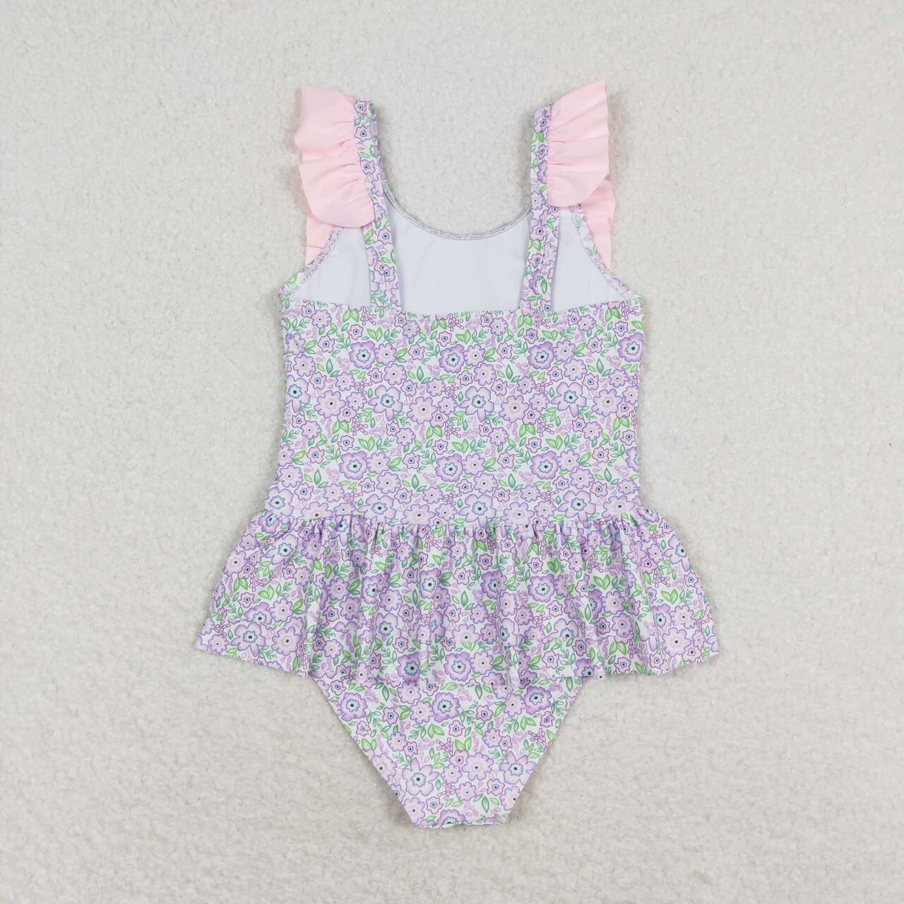 S0331 Baby Girls Rustic Floral One-piece SwimSuit