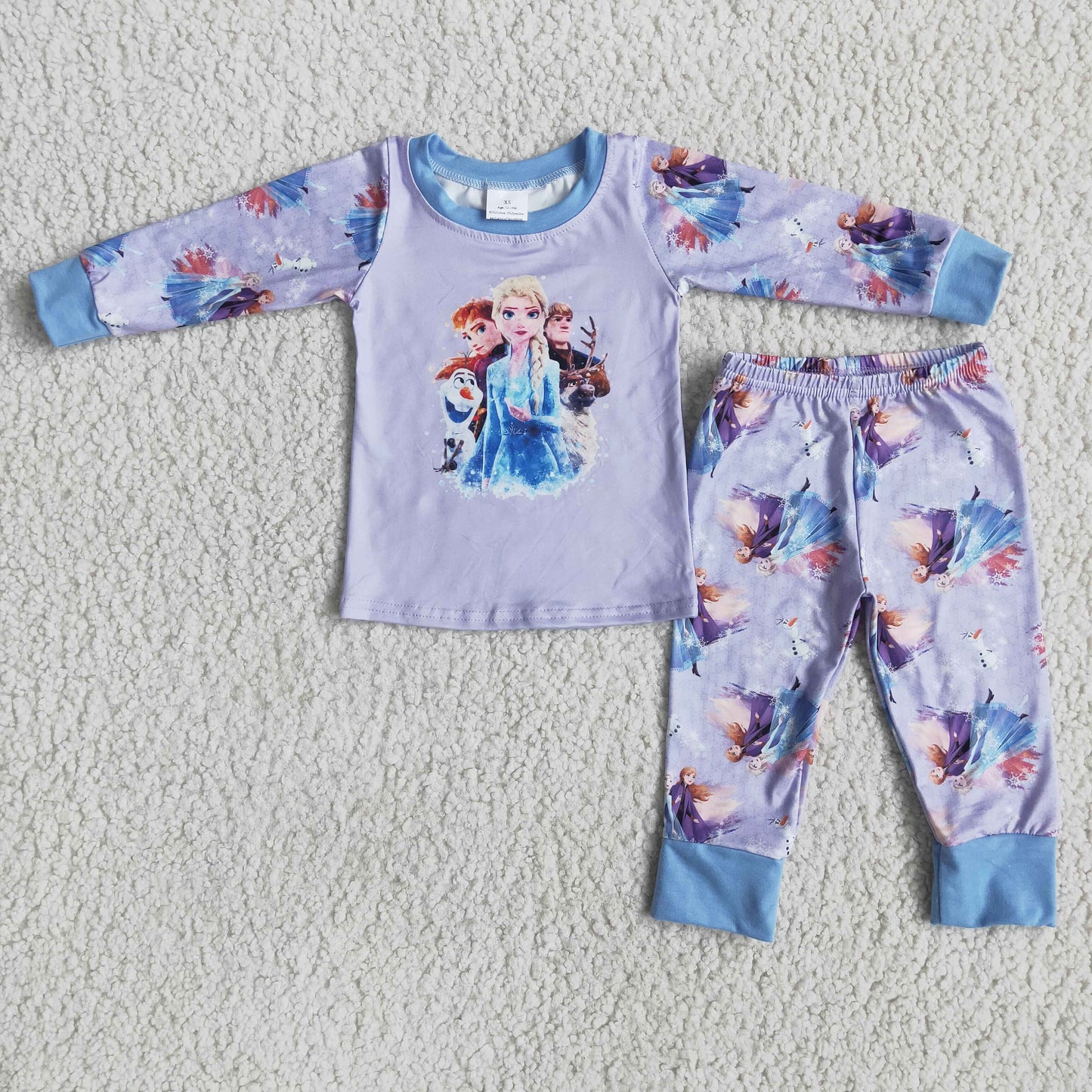 Purple Princess Pajamas Set