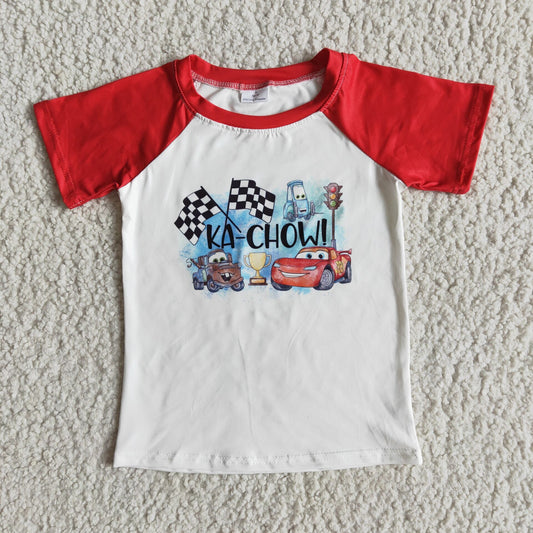 Boys Car Toy Short Sleeve Shirt