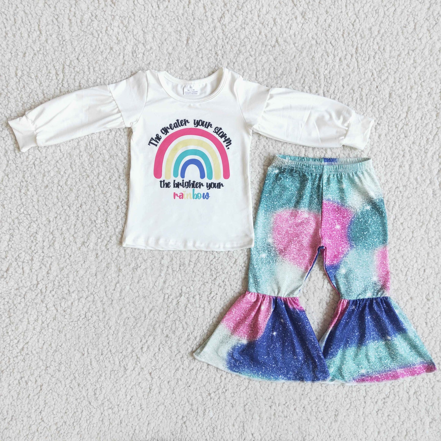 Rainbow Tie Dye Set 6 A5-15